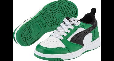 PUMA Puma Rebound V6 Lo AC PS FALSE Sneakers - PUMA White-PUMA Black-Archive Green - Maat 28