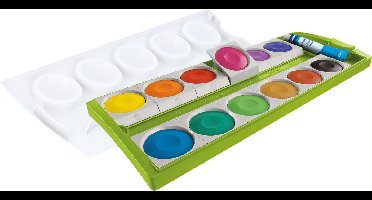 Pelikan dekverfdoos 735/K12G groen 12 kleuren