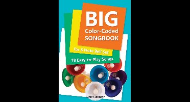 Big Color-Coded Songbook for 8 Note Bell Set