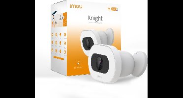 Imou Knight 4K - Beveiligingscamera Voor Buiten - Wit - 4K Beveiligingscamera - AI Detectie Personen Dieren En Voertuigen - 600 Lumen Spotlight - 110 dB Beveiligingssirene - IP66 Weerbestendig