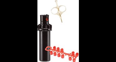 K-Rain pop-up turbinesproeier, type RPS75, abs pop-up, uitschuifhoogte 10 cm voor kleine sproei oppervlakten