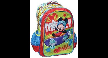 Disney - Mickey Mouse - 3D rugzak groot 41cm / Goede degelijke kwaliteit en reflecterend in het verkeer!