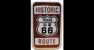 Historic Route 66 Texas - Magneet 7 x 4,5cm