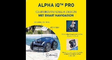 Zodiac Alpha 6700 IQ + extra filtermandje extra fijn zwembad robot zwembad stofzuiger kristal helder zwembadwater