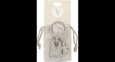 Depesche - Beschermengel sleutelhanger met letter V