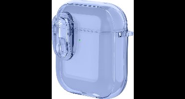 Mobigear Hoesje geschikt voor Apple AirPods 2 Hardcase Hoesje | Mobigear Crystal Clip - Blauw
