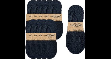 green-goose® Bamboe Footies Dames - Lange Footies - 10 Paar - Zwart - Enkelsokken - Duurzaam Ademend Materiaal - Stretch en Perfect Zittend