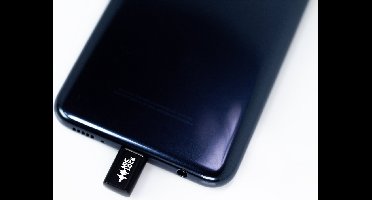 Mic-Lock Mini USB-C Microfoon Blocker - 's werelds enige echte anti-afluister hardware die stilte terugstuurt naar het apparaat - Zwart