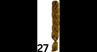Haar Vlecht Extensions - Synthetisch Haar - 2 Stuks - 60 cm - #27