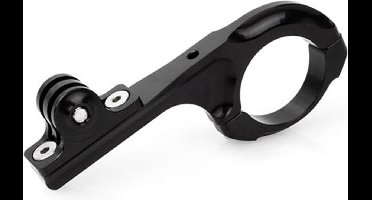 Shop4 - GoPro HERO6 Fietshouder - Verlengde Stuurhouder Zwart