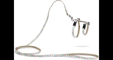 Beeztees Joy - Kittentuig - Nylon - Groen - 15-33 cm