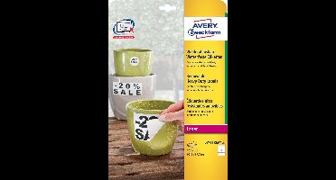 Avery afneembare weerbestendige etiketten formaat 991 x 677 mm (b x h) wit doos van 160 etiketten