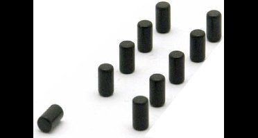 Supersterke magnum magneetjes zwart set van 10