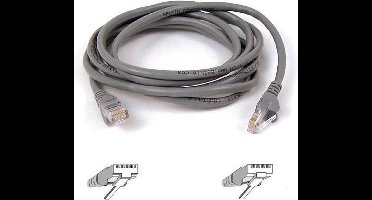 Belkin RJ45 FastCat 5e-patchkabel  - Grijs / 1 m