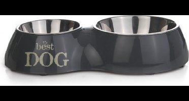 Beeztees Best Dog - Dinerset Hond - Grijs - 37x22 cm
