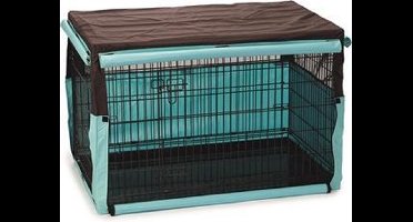 Beeztees benchhoes Benco bruin/mint 63 x 55 x 61