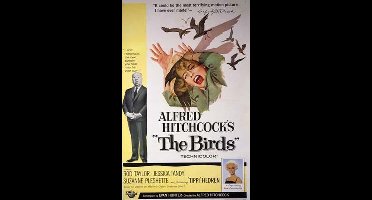 The Birds poster - Alfred Hitchcock - Film - Horror - Retro - Vintage - 70 x 100 cm