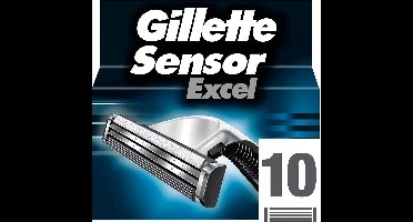 Gillette Sensor Excel Scheermesjes Mannen - 10 Stuks
