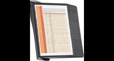 Wandstandaard Durable 5854 Sherpa Style Met 10 Tassen Zwart