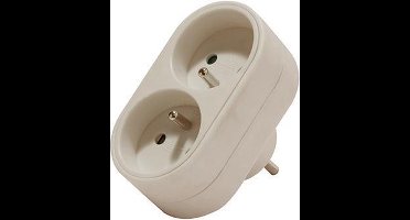 Chacon stekkerblok design 2 x 16A ivoorwit