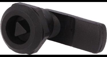 Kunststof kantelslot - Driehoek T9 - M22 - 12mm afsluithendel