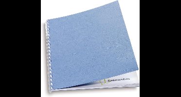 GBC Inbindomslag Lederprint A4-Formaat - Blauw - 100 Stuks -