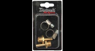 Dutack Koppeling 1/4 nippels [2x] buitendraad-slangpilaar 6mm4842112