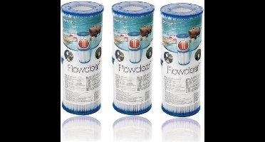 Triple pack Bestway Filter Cartridge Zwembadfilter Type II