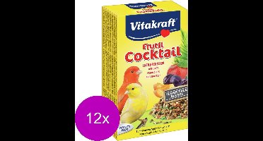 Vitakraft Kanarie Fruit-Cocktail - Vogelsnack - 12 x 200 g