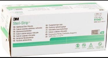 3M Hechtpleister Steristrip 6mm x 38 mm, per 50 x 6 strips