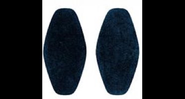 Elleboogstukken 2 stuks strijkbaar 85 x 173 mm   kleur 210 Blauw suéde
