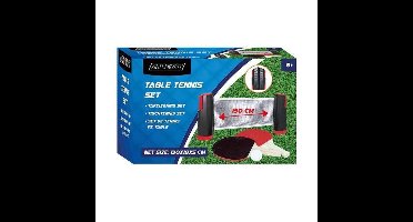 Alert Uitschuifbare Tafeltennisset met 2 Bats en Bal 190x18x5 cm