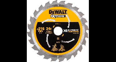 Black & Decker De walt cirkelzaagbladen 216mm 30mm 24t csb (Prijs per stuk)