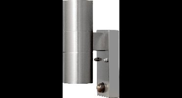 Konstsmide Modena - Wandspot twin 20cm - 230V - GU10 bwm - RVS