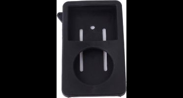 Silicone Bescherm-Hoes Skin voor iPod Classic 10,5mm Zwart