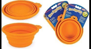 Nobby eetbak silicone oranje - 2 st à 670 ml