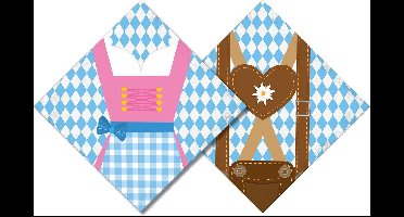 Après-ski servetten geruid oktoberfest.