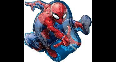 AMSCAN - Aluminium - Spiderman ballon - leeg - 1 stuks