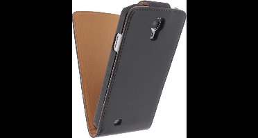 Xccess Leather Flip Case Samsung i9500 Galaxy S4 Zwart