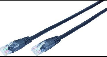 CablExpert PP12-5M/BK - Netwerkkabel, UTP Cat5E, zwart