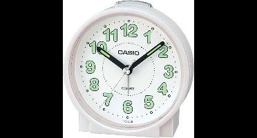 Casio Wekker Wit met Wit Wijzerplaat TQ-228-7