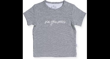 Jollein Unisex Shirt - Octopus grey - Maat 62/68