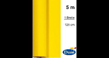 Duni papieren tafelkleed - 1.25m x 5m - Geel