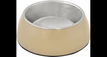 Duvo+ voerbak glossy uno taupe 750 ml