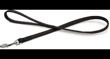 Beeztees Vintage - Hondenriem - Leer - Zwart - 100 cm x 18 mm