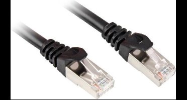 Sharkoon 4044951014972 - Netwerkkabel - RJ45 - 0.5 m - Zwart
