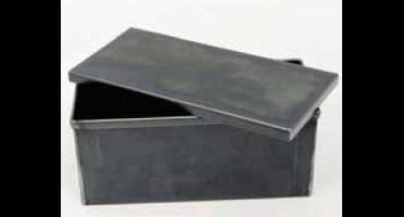 Bakvorm Brood Vierkant met Klemdeksel Professioneel Blauw Staal voor 750g Brood