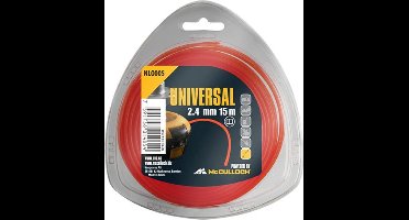 Universal draad voor grastrimmer - Ø 2.4 mm - Rol 90 meter - Oranje
