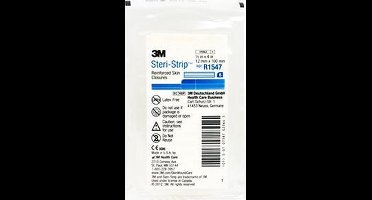 Wondpleister, 3 zakjes met 6 strips - 3M Steristrip 12x100mm R1547 -
