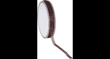 Bruin Organza lint 7 mm / 50 mtr.